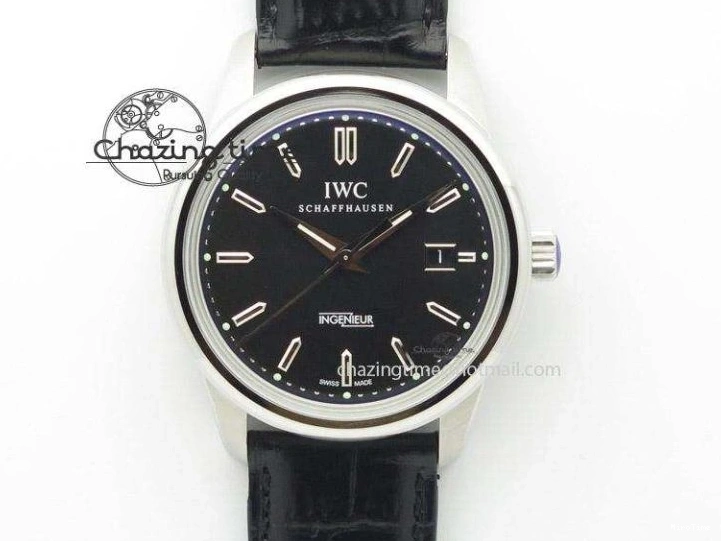 MIROTIME 0517 Portofino Automatic SS TWF 1:1 Best Edition Silver Dial Gold Markers on Brown Leather Strap A Bright 7203